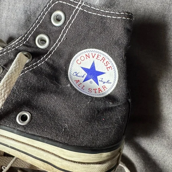 Converse Black and White High-Tops - Picture 5 of 6